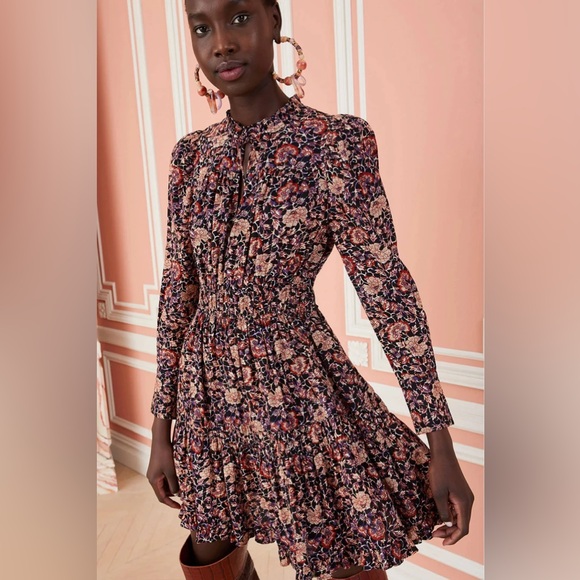 Ulla Johnson - Liv Dress in Midnight Floral - Picture 3 of 8